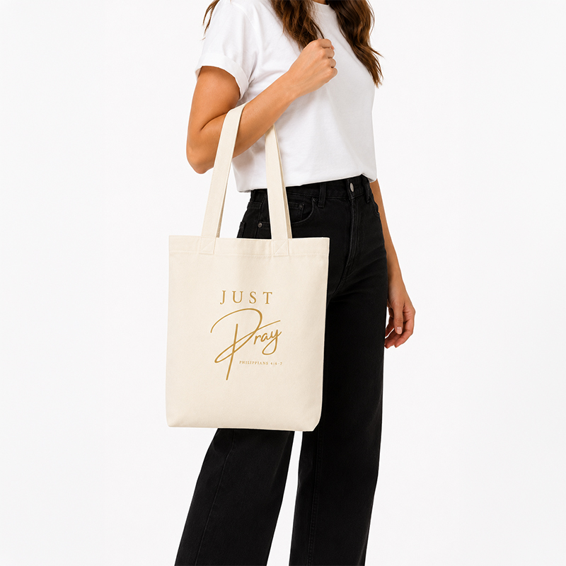 Just Pray Tote Bag