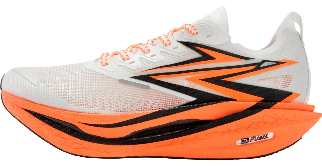 Egret/Bright Orange - Flame 4.5