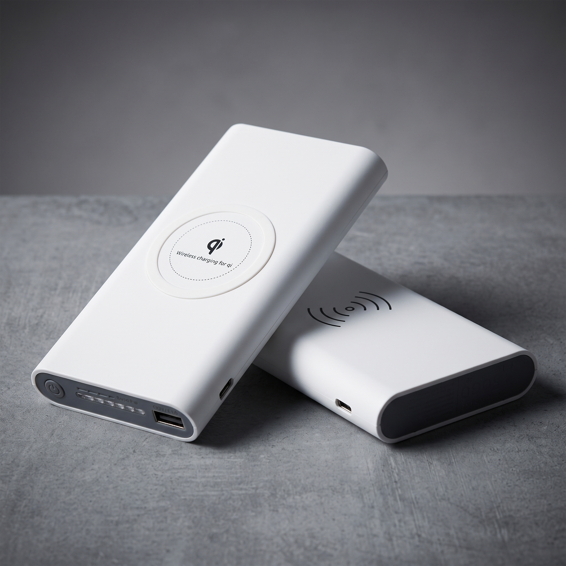2x 15000mAh Power Banks and Qi Wireless Smartphone Chargers
