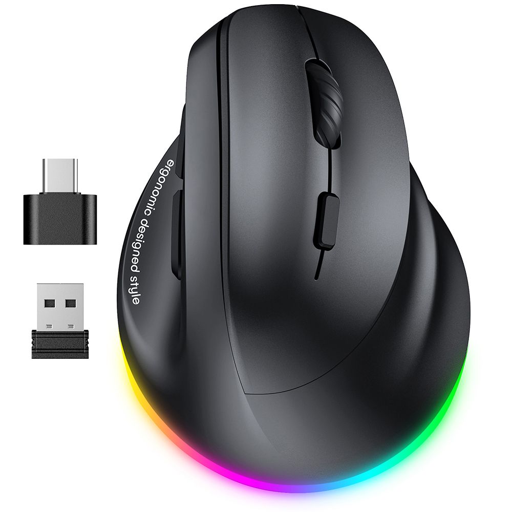 Ergonomic Wireless Vertical Mouse (Model: BTM010R)