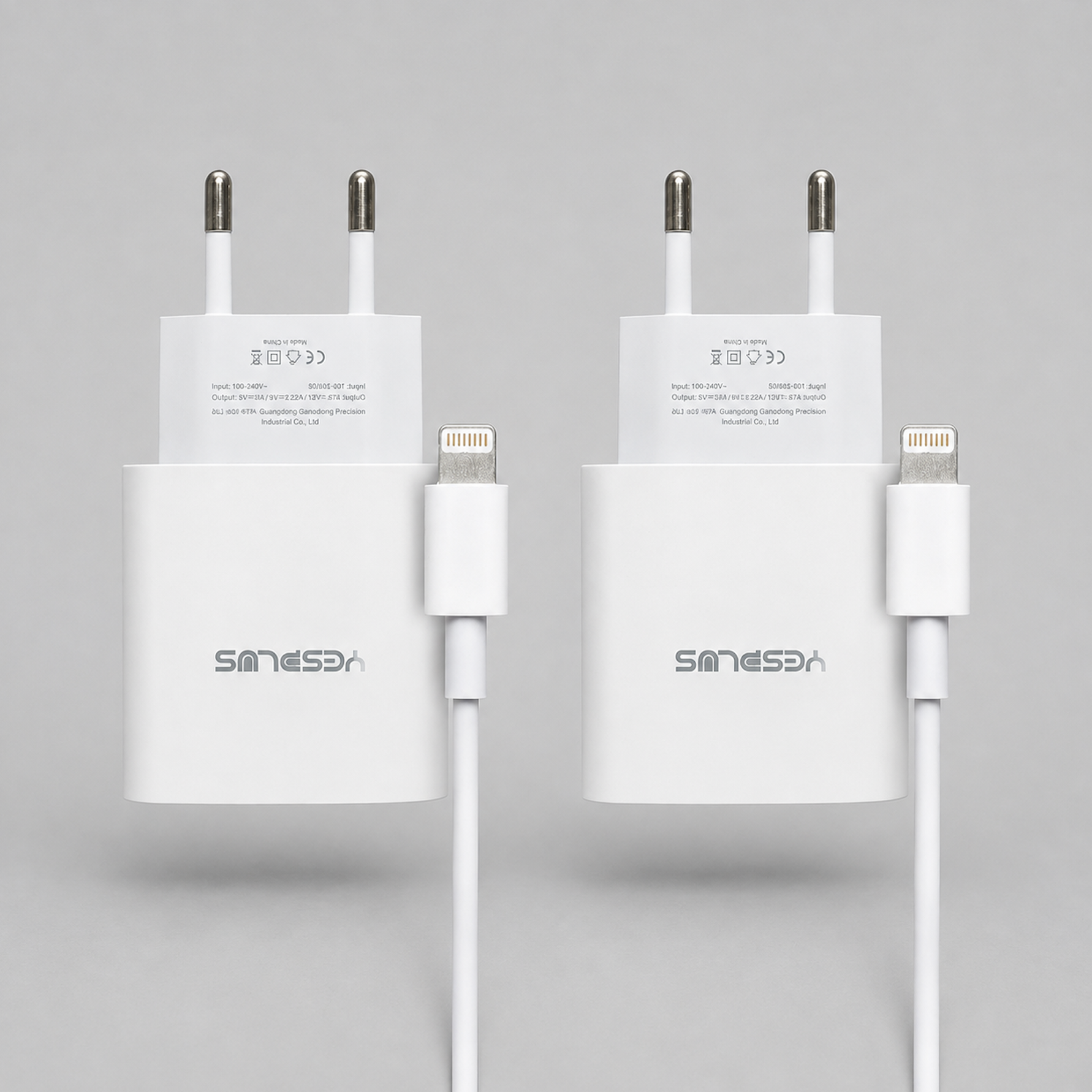 2x 27W PD Fast Charging Blocks with Cables