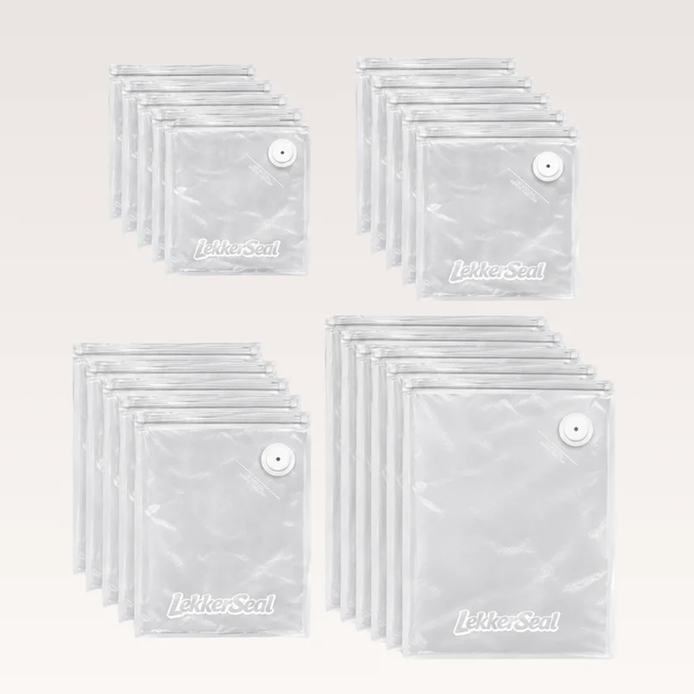 10x Reusable Vacuum Bags