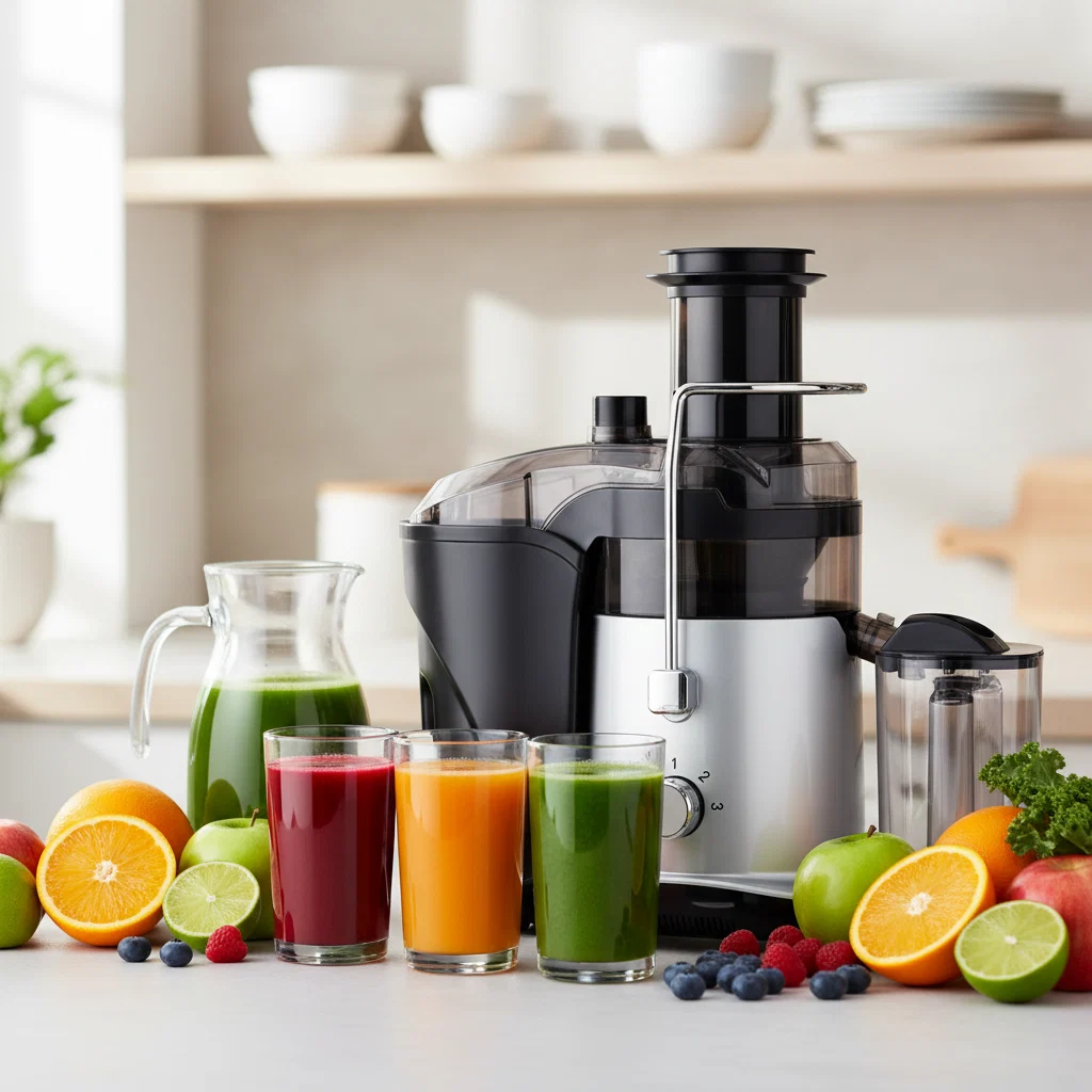 Power Juicer with 7 Day Detox Plan (Model: MMJ002)