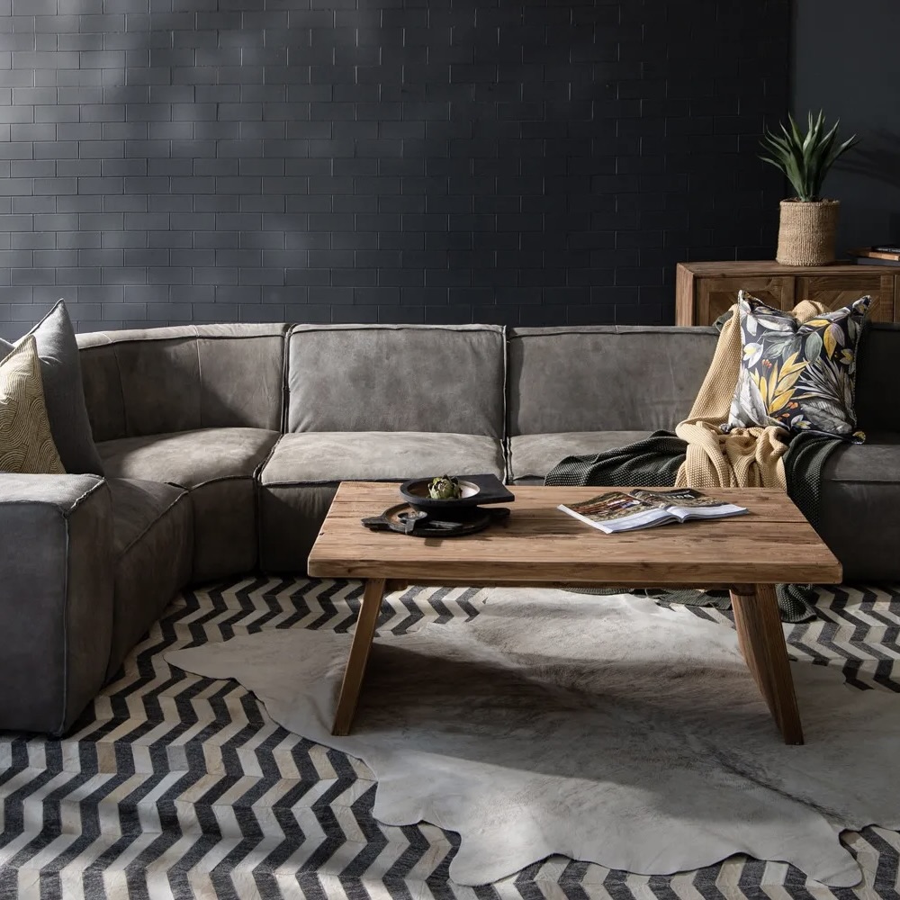 Graphite Modular Corner Couch