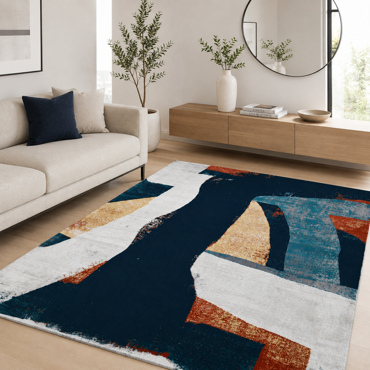 Urban Anthem Abstract Rug