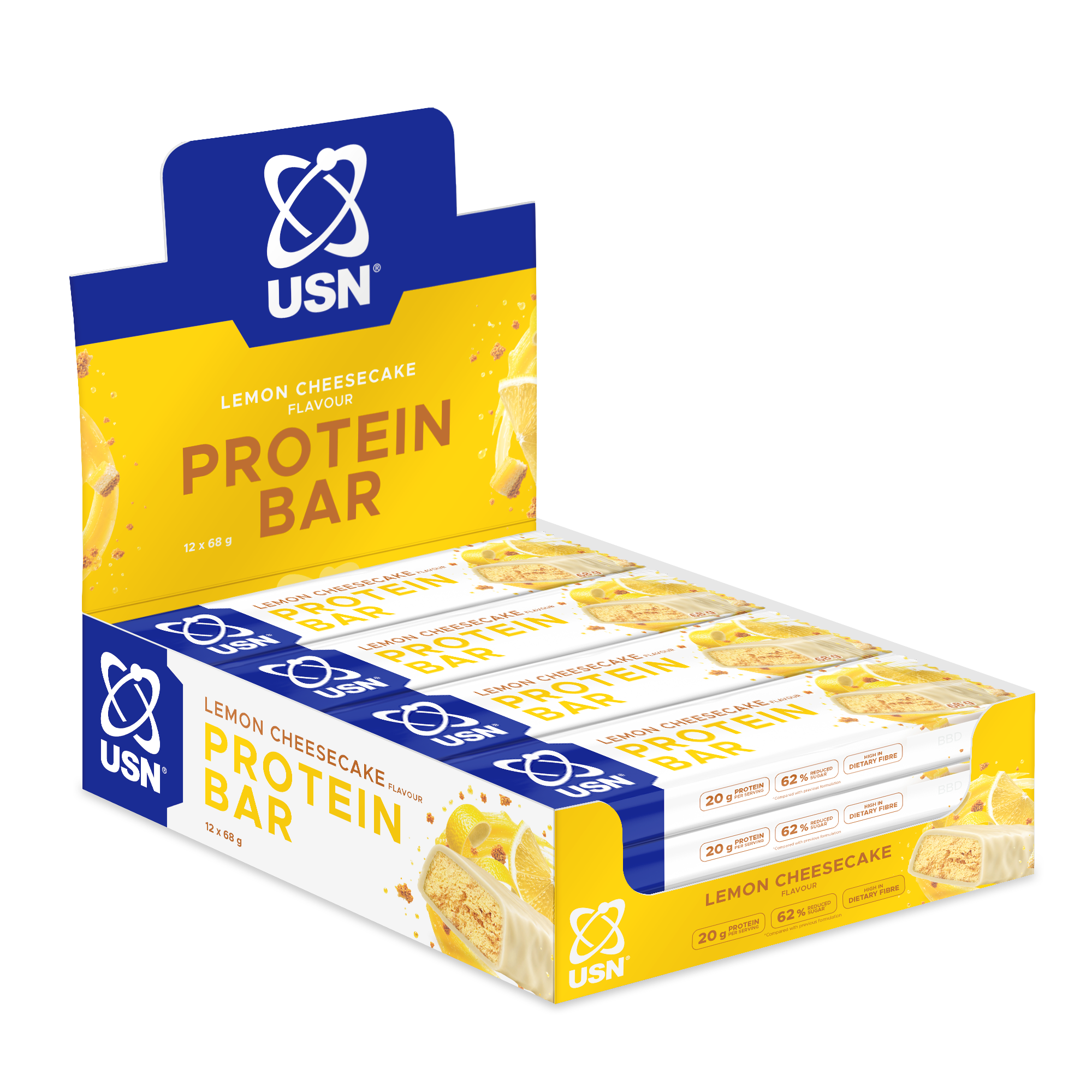 12x 68g Protein Bars