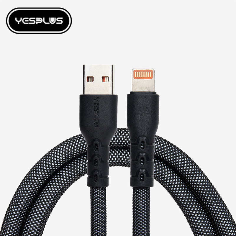 2x 1m 120W USB to Lightning Durable Fast Charging Cables