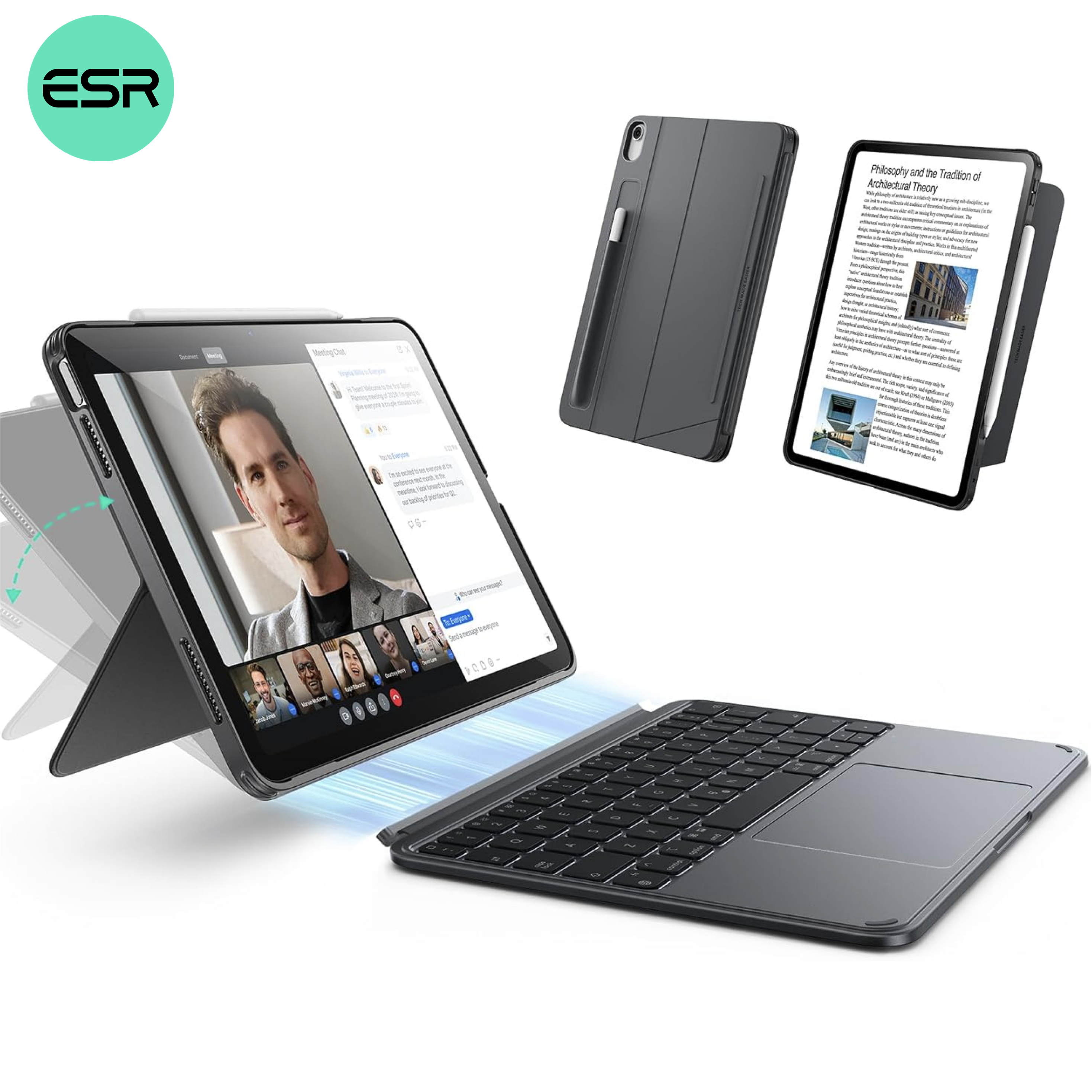 iPad Shift Series Detachable Keyboard with Case