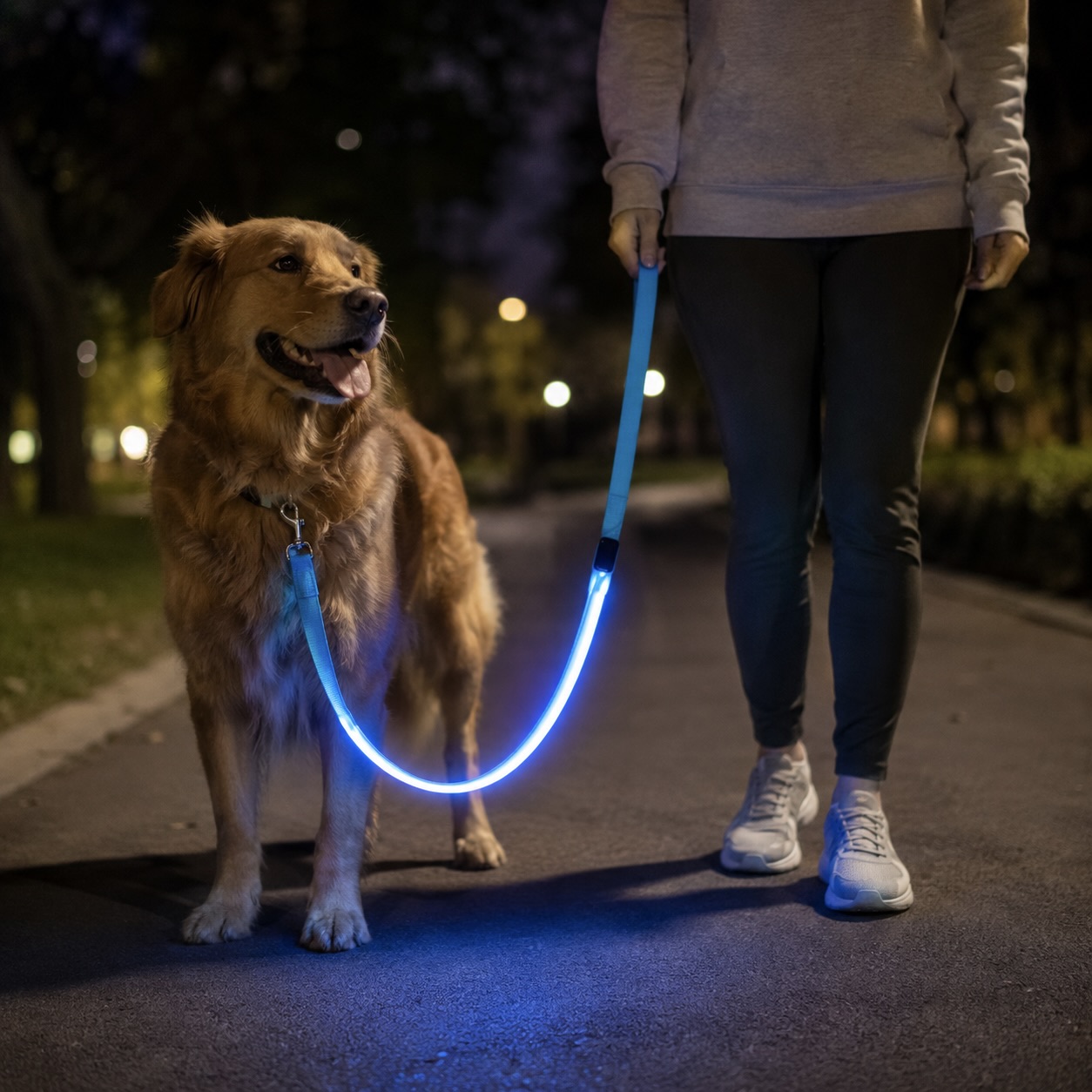 Multi-Mode Neon LED Dog Lead