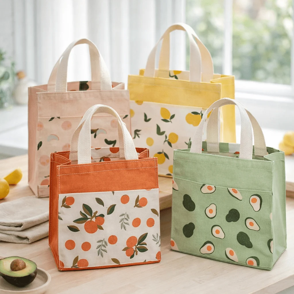 Minimalistic Tote Lunch Bag