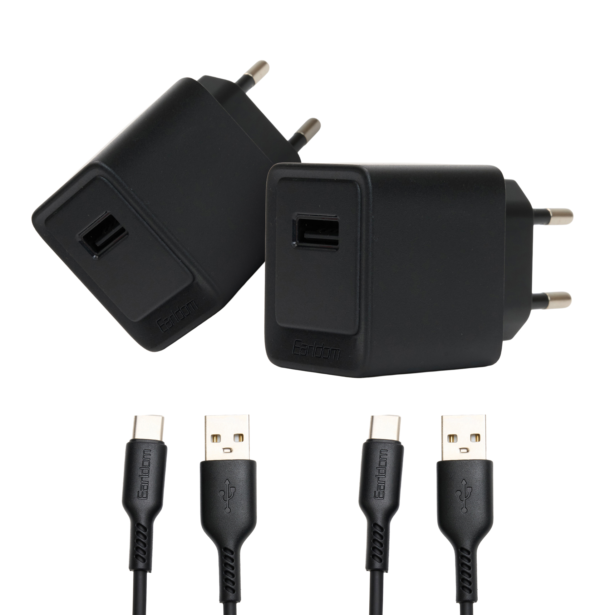 2x 12W Travel Chargers and Power Adapters