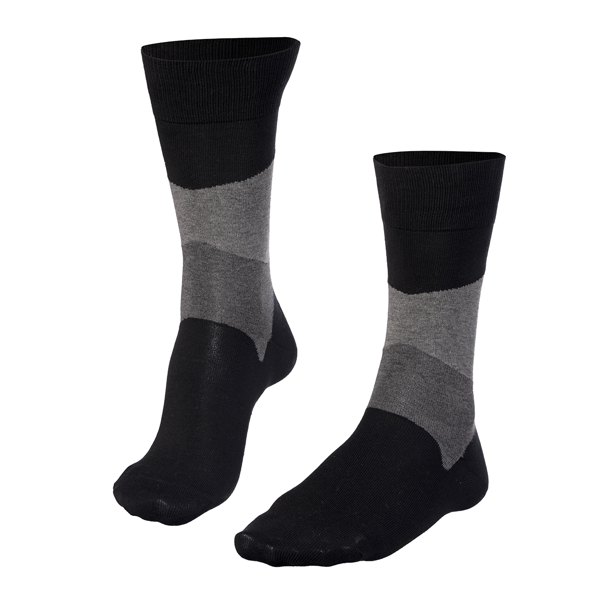 2x Pairs of Men's Abstract Colourscape Socks
