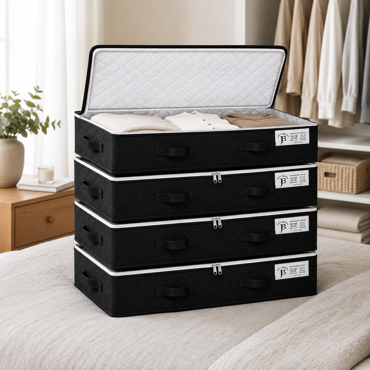 4x Underbed Storage Bags