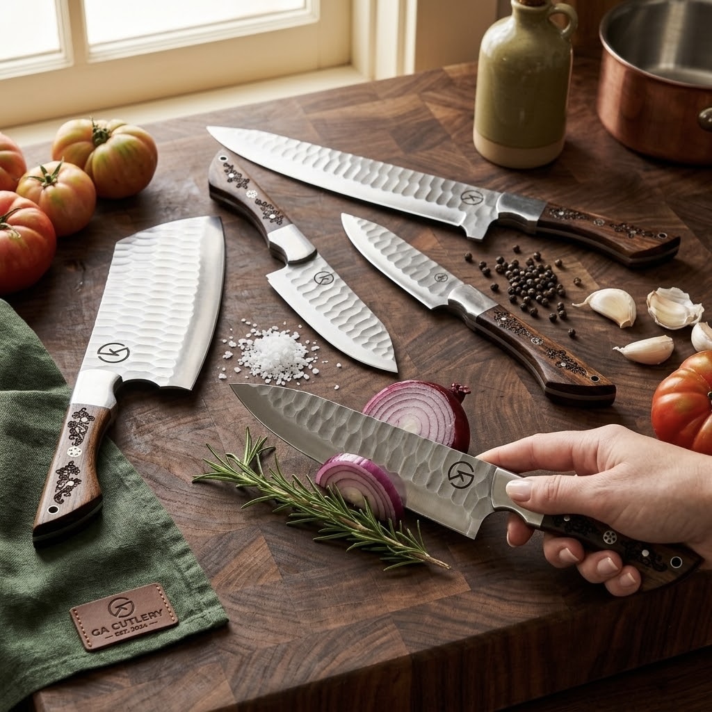 5-Piece Handmade Kitchen Knife Set