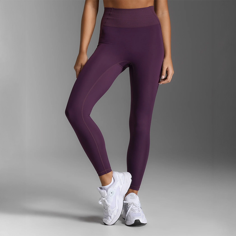 Ladies Ribbed Hi-Rise Compression Tights
