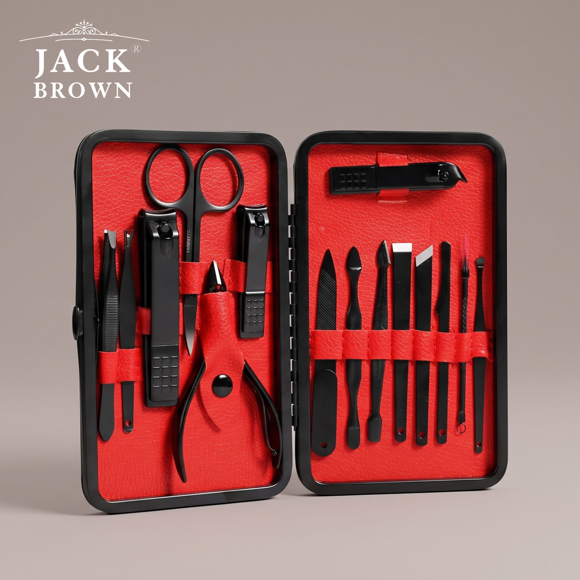 15-Piece Manicure and Pedicure Kit Set