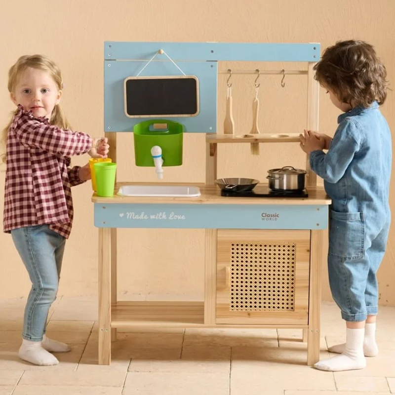 Outdoor Wooden Mud Kitchen