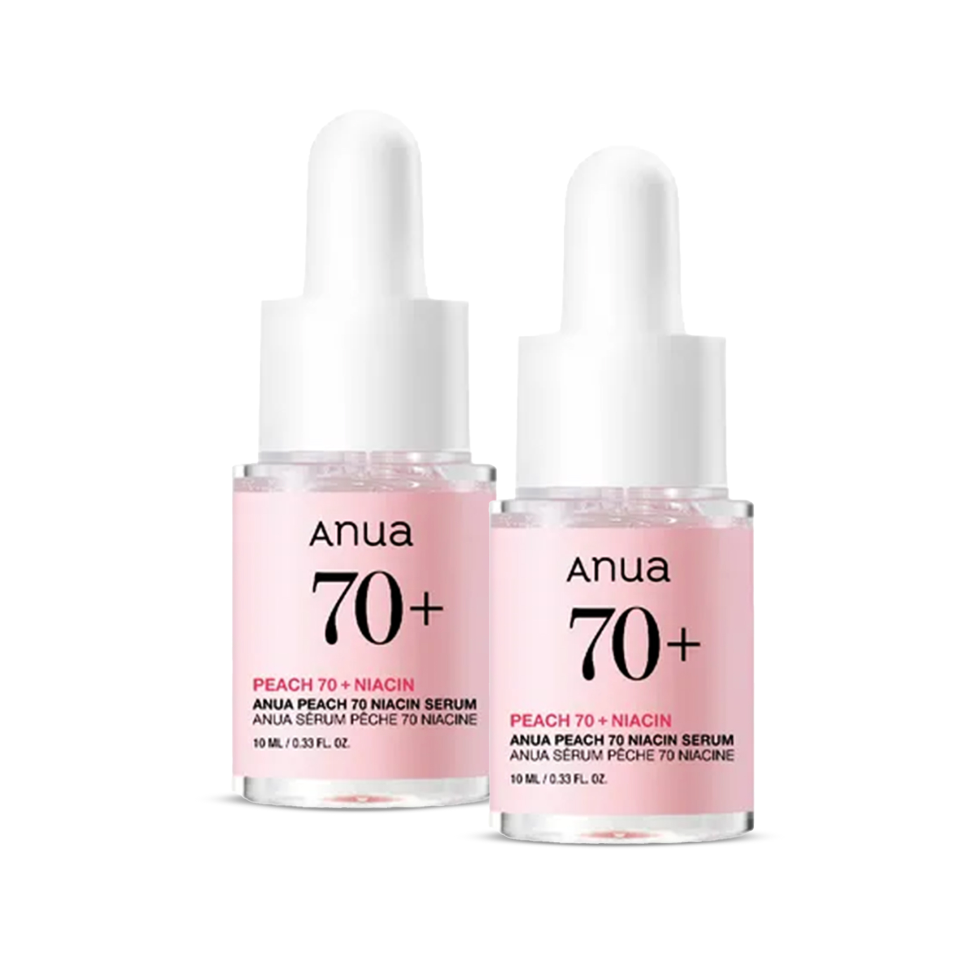 2x 10ml Peach 70 Niacin Serums