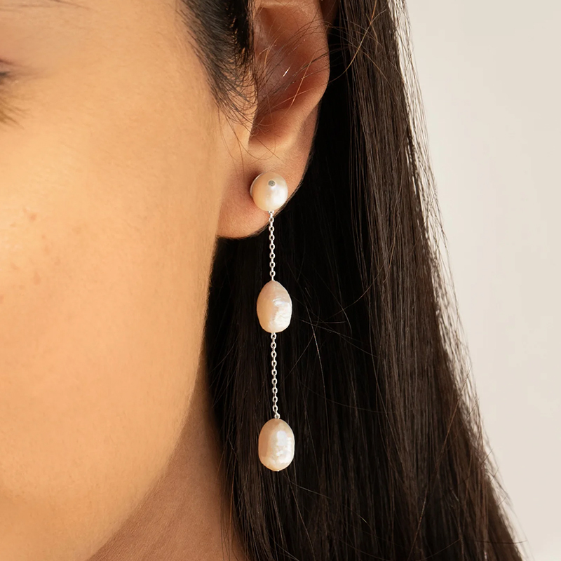 Monaco Freshwater Pearl Earrings