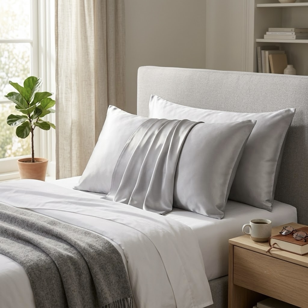 Pure Mulberry Silk 6A Grade Standard Pillowcase