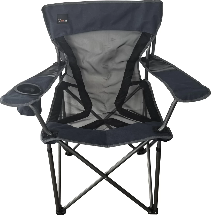 120kg Load Capacity Deluxe Jumbo Mesh Camping Chair