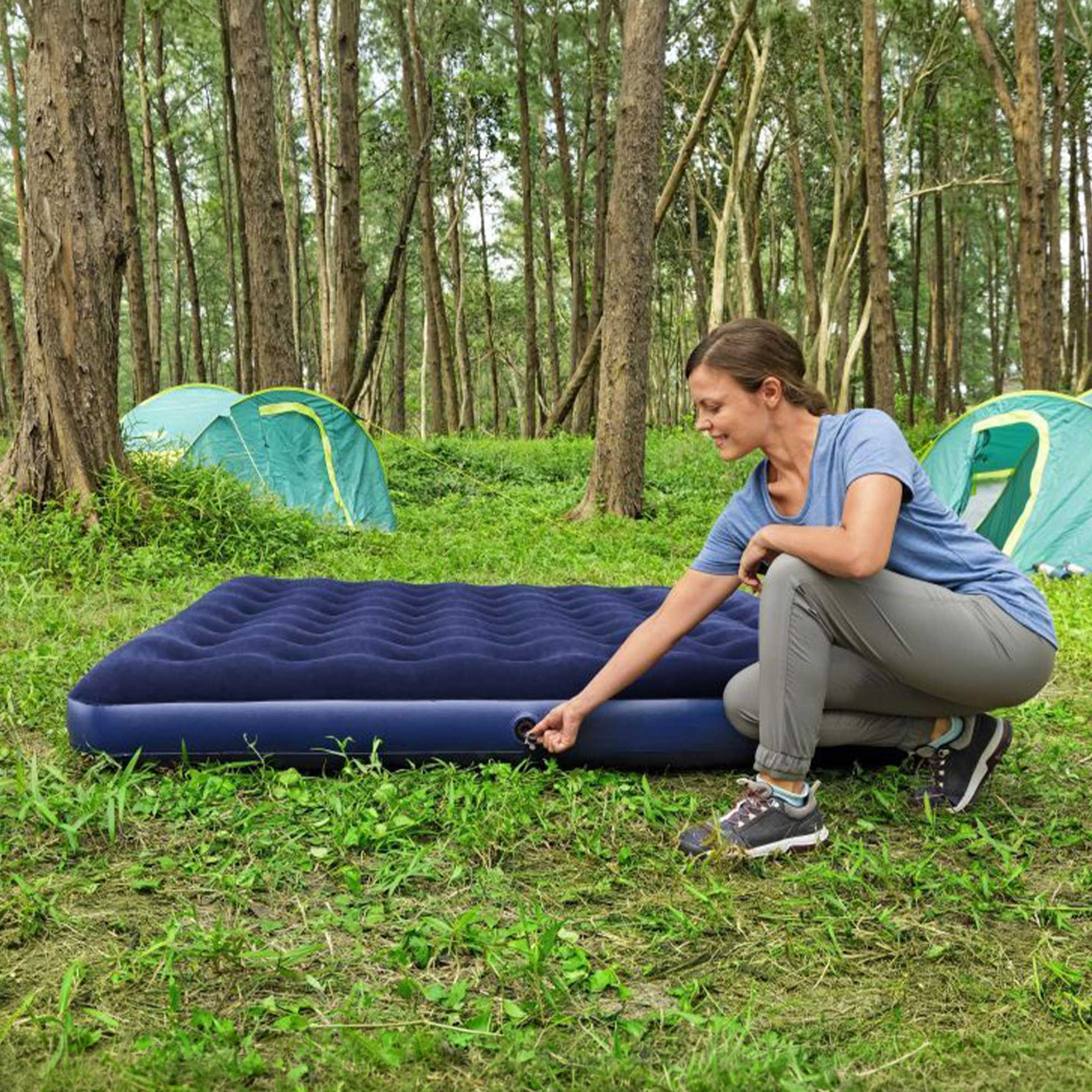 Quick Inflation Outdoor Camping Air Mattress