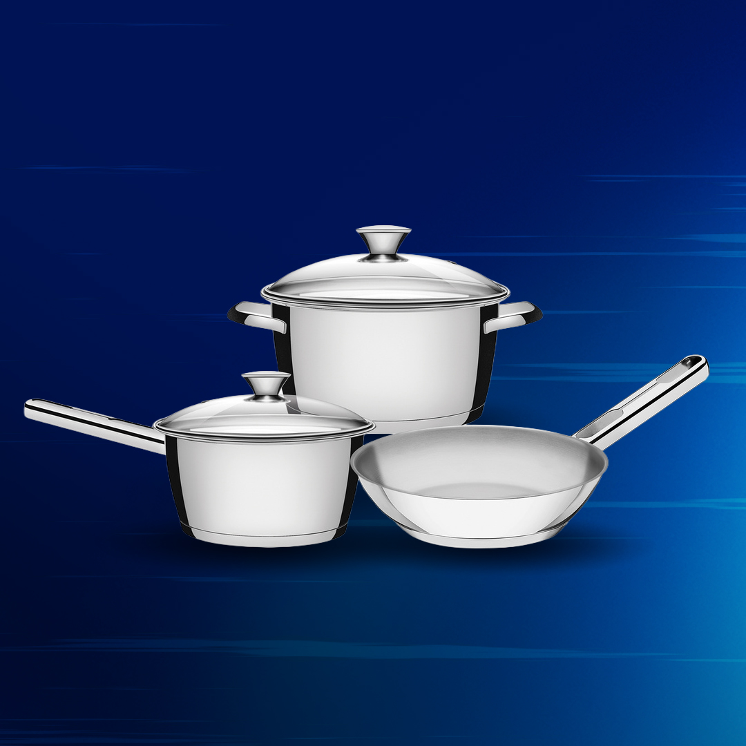 5-Piece 18/10 Stainless Steel Cookware Set