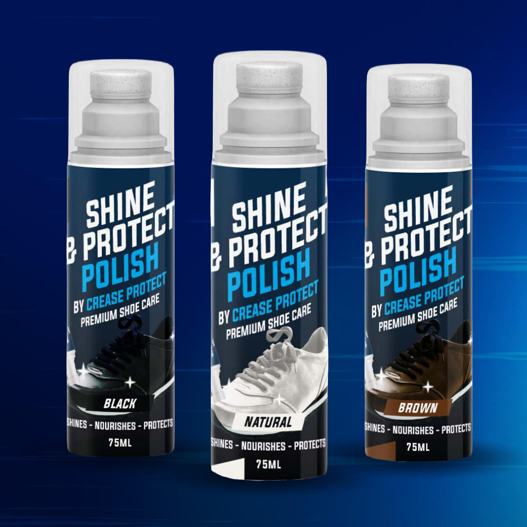 3x 75ml Shine & Protect Polish Shoe Colour Restorer