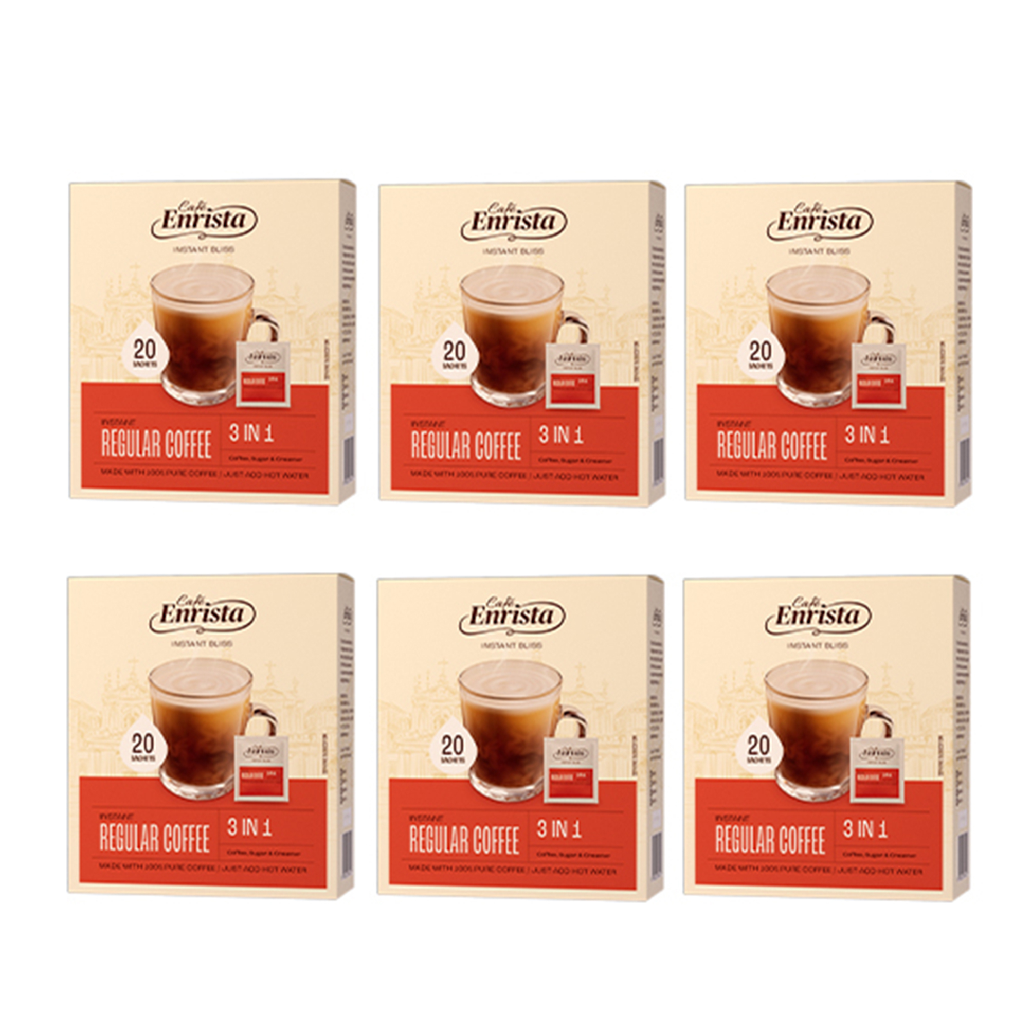 Pack of 6 - Regular - Bundle Contents