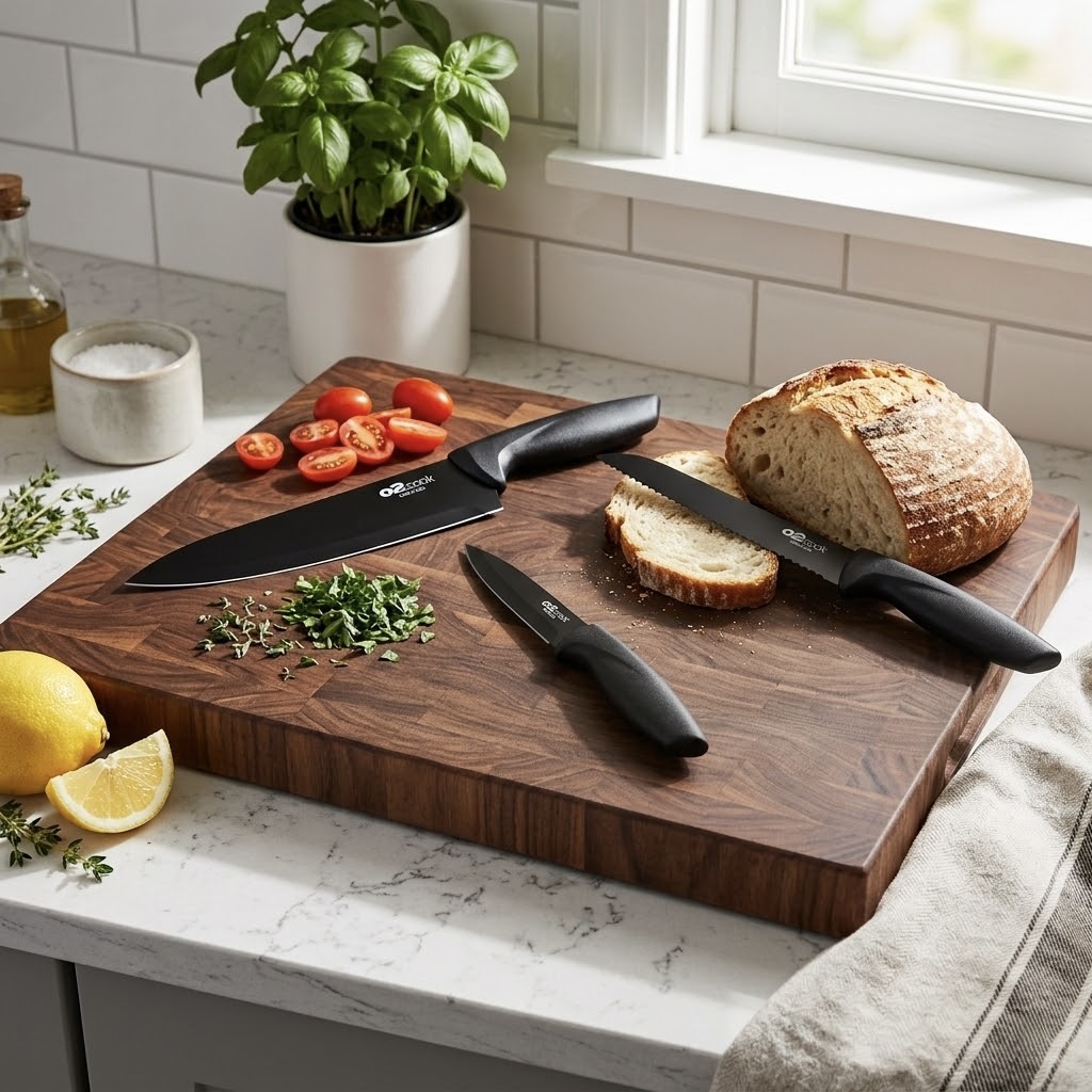 3-Piece Knife Set in Blister