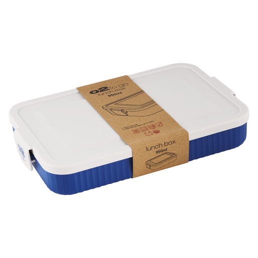 2x 950ml Lunchboxes with Lock Design