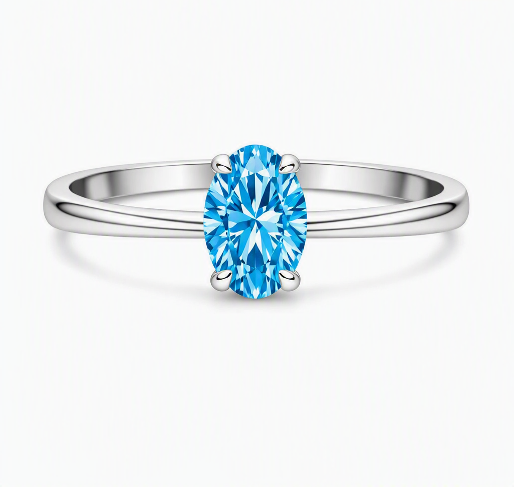 Oval - White Gold