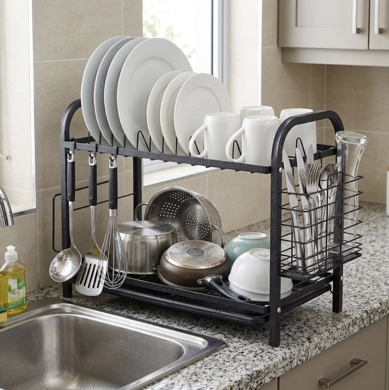 Kitchen Dish Drying Rack