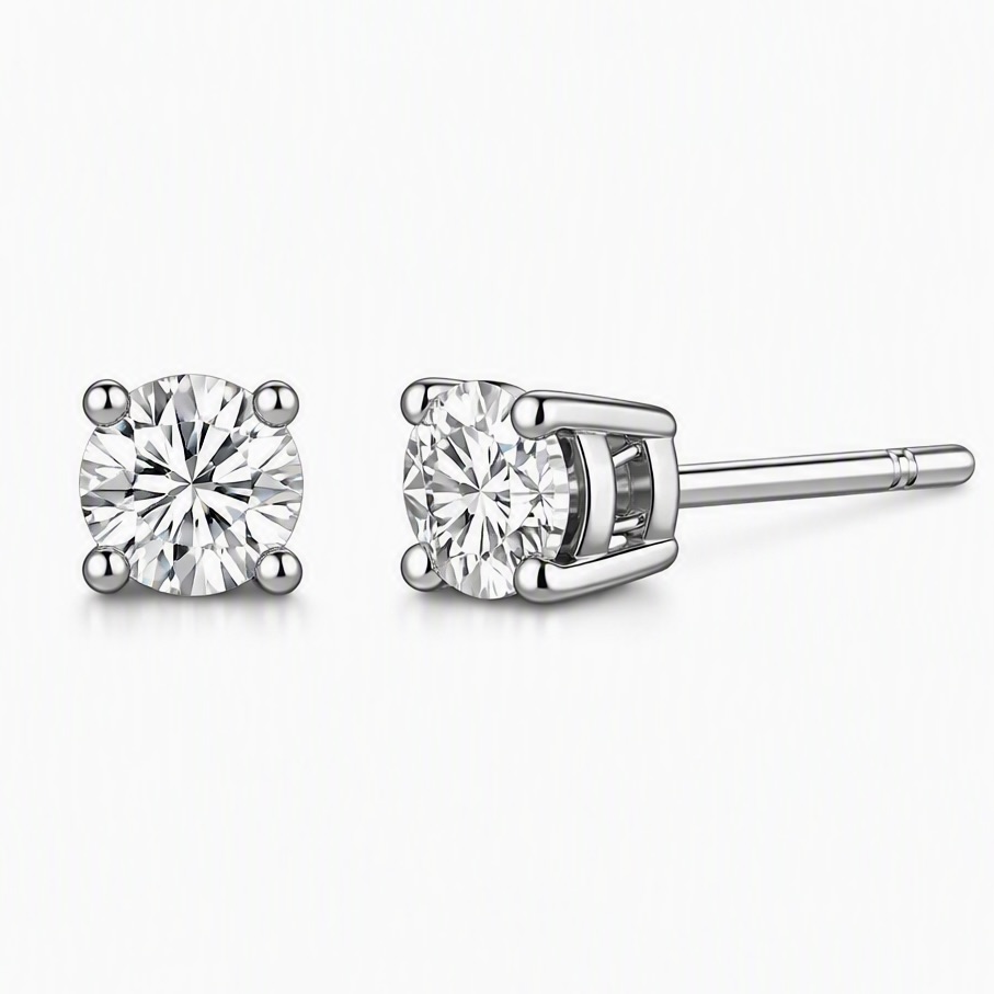 9ct Gold Lab Grown Diamond Stud Earrings