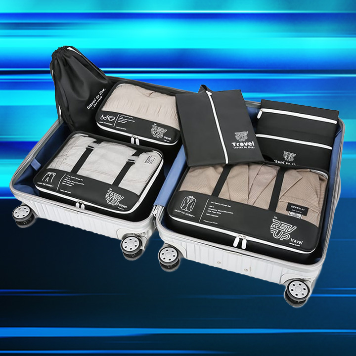 7-Piece Premium Travel Packing Cubes