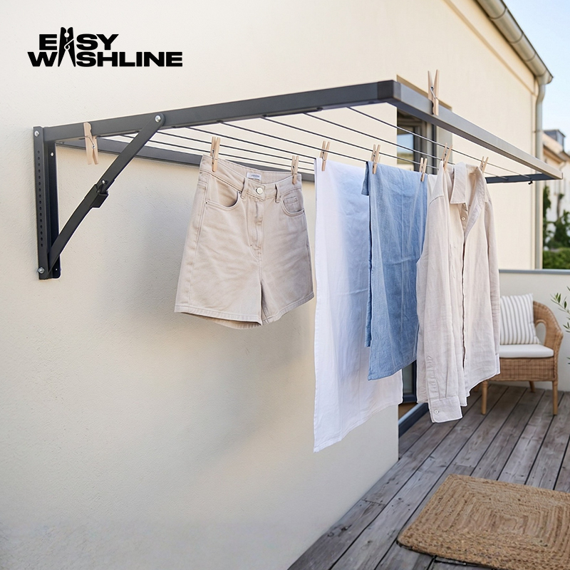 Wall-Mounted Foldaway Washing Line