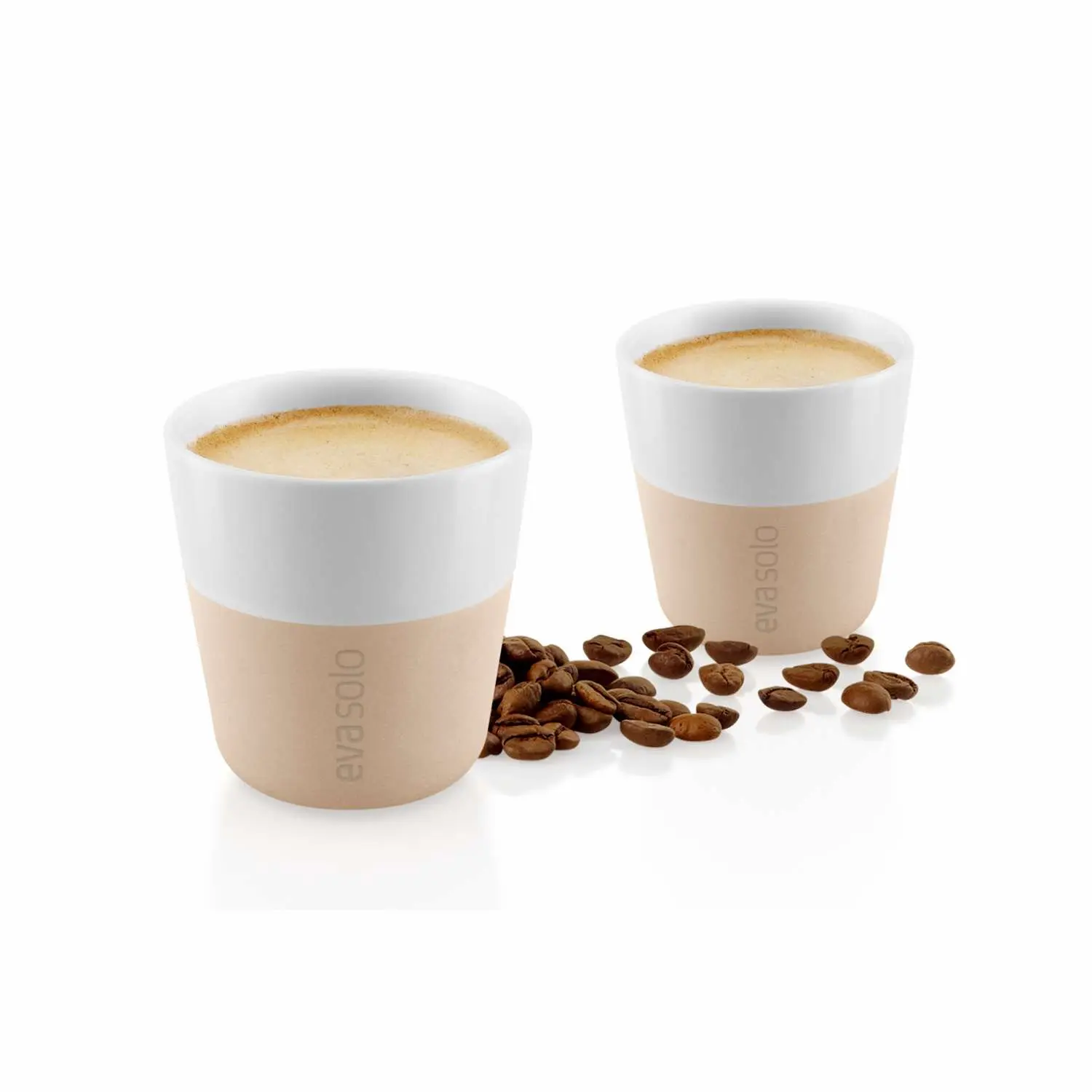 2x Porcelain Hot Drink Tumblers
