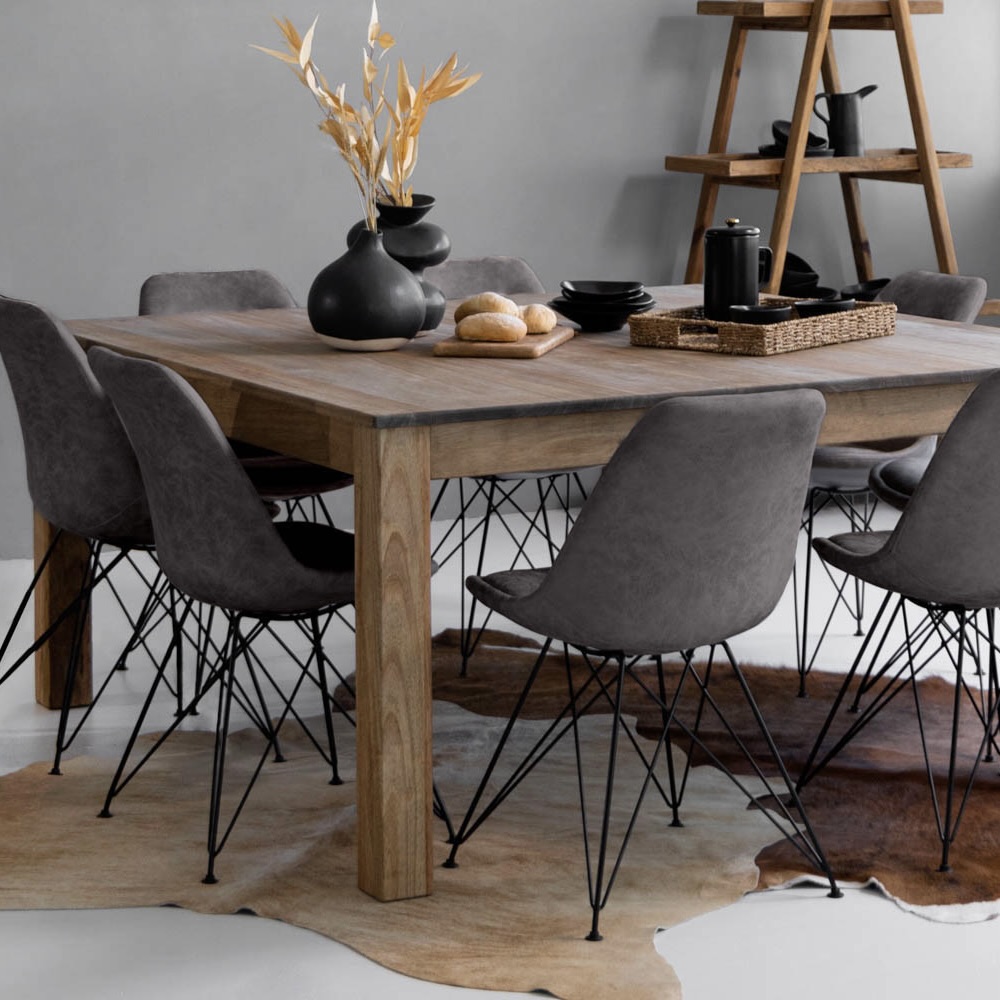 8-Seater Enzo Square Dining Set