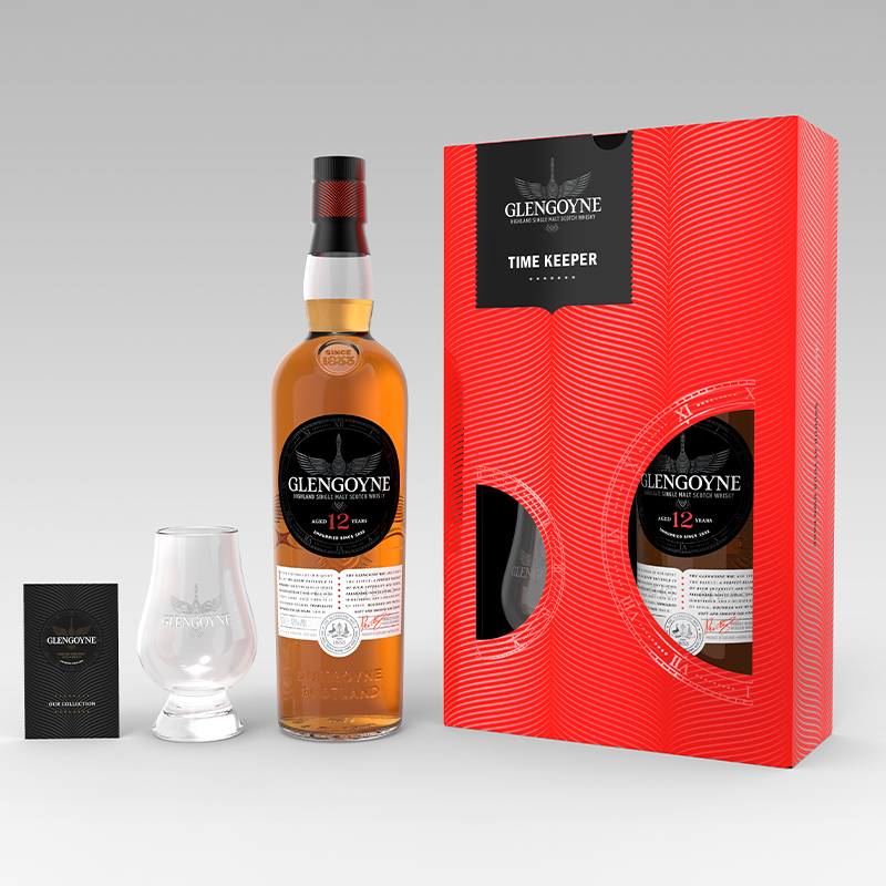 750ml 12 Year Old Timekeeper Glasspack