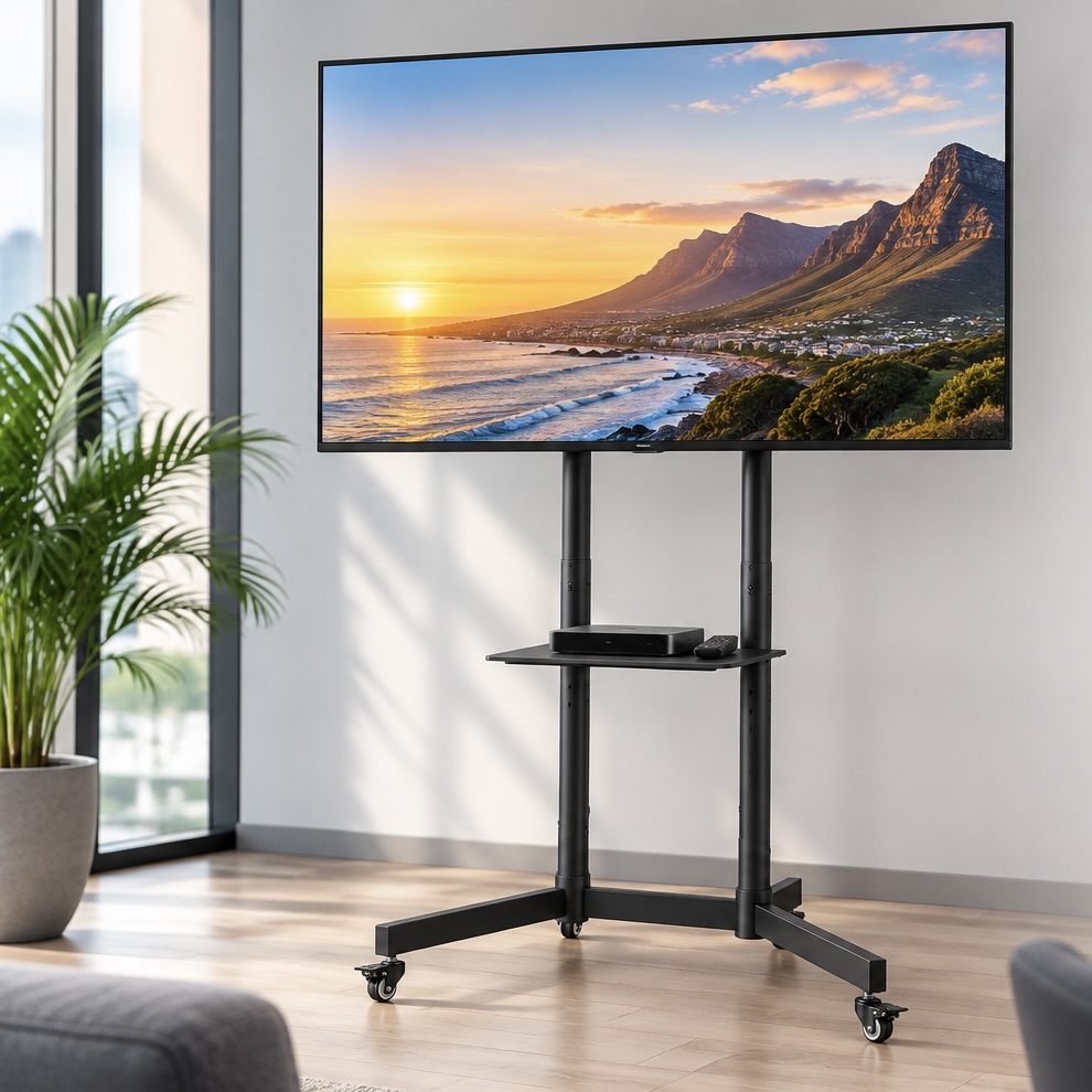 37" - 70" Solid Series Fixed Trolley TV Bracket