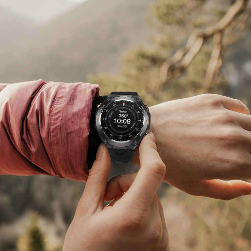 Pulse GPS Smart Watch with Liquid Silicone Strap
