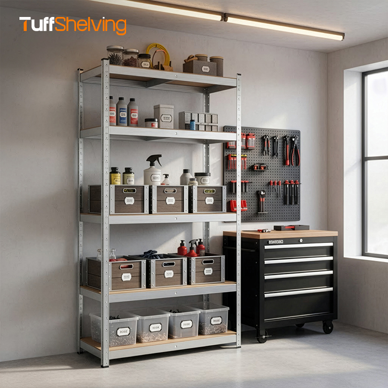 5-Tier Heavy Duty Adjustable Steel Shelf