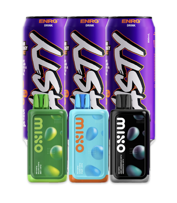 Lime Cactus + Apple Grape + Blackberry Strawberry Mint 3x Grape Litchi Energy Drinks
