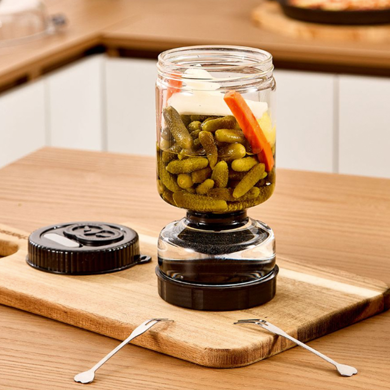 Airtight Hourglass Fermentation Flip Jar