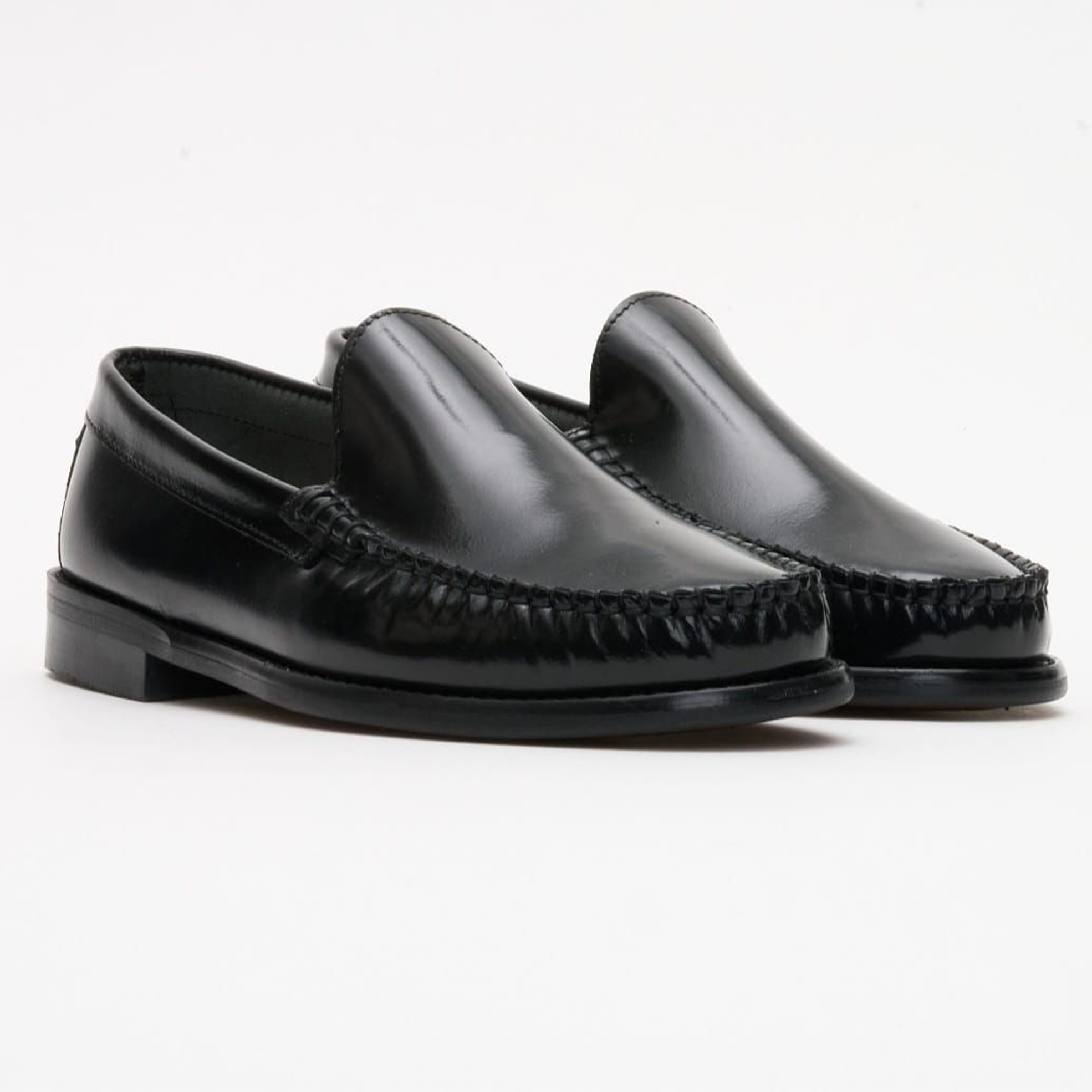 Men's Genuine Leather Round Toe Loafers