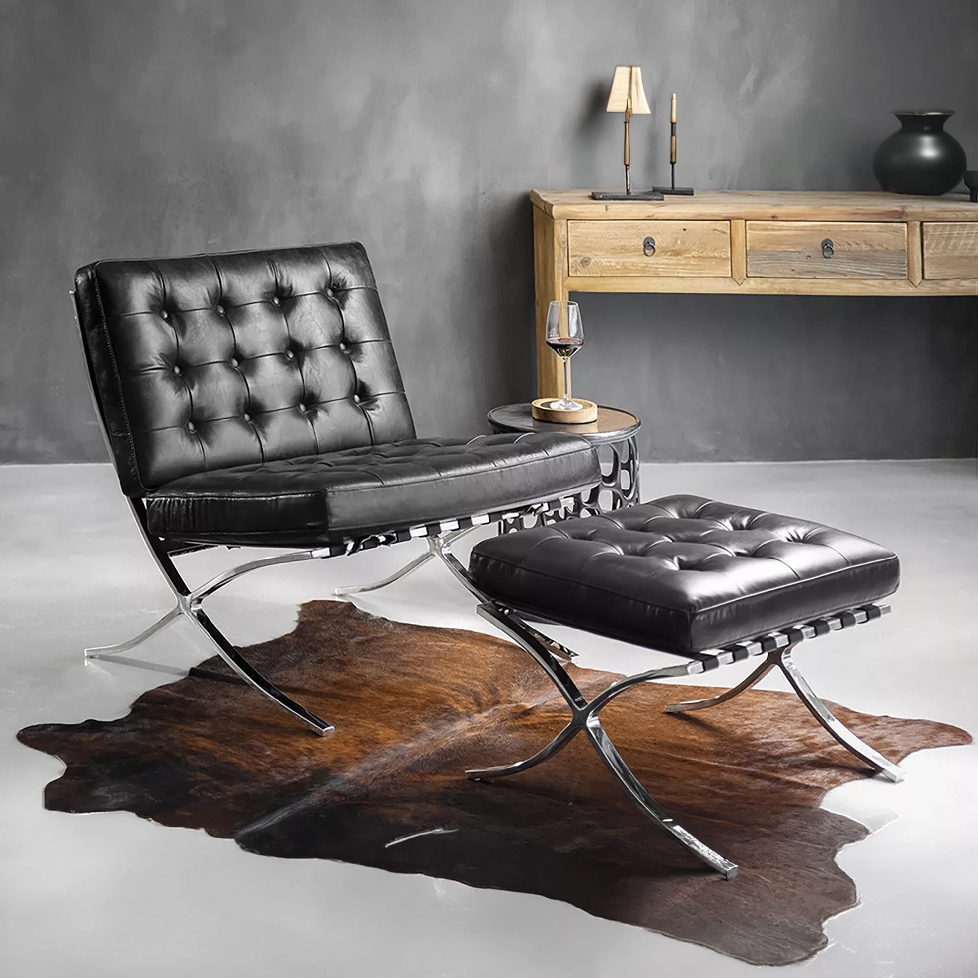 Leather Lounge Chair
