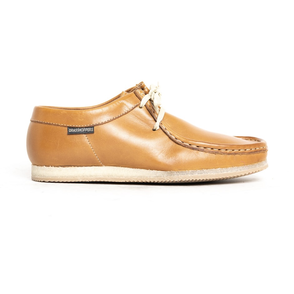 Men's Tan Genuine Leather Buster Casual Shoes