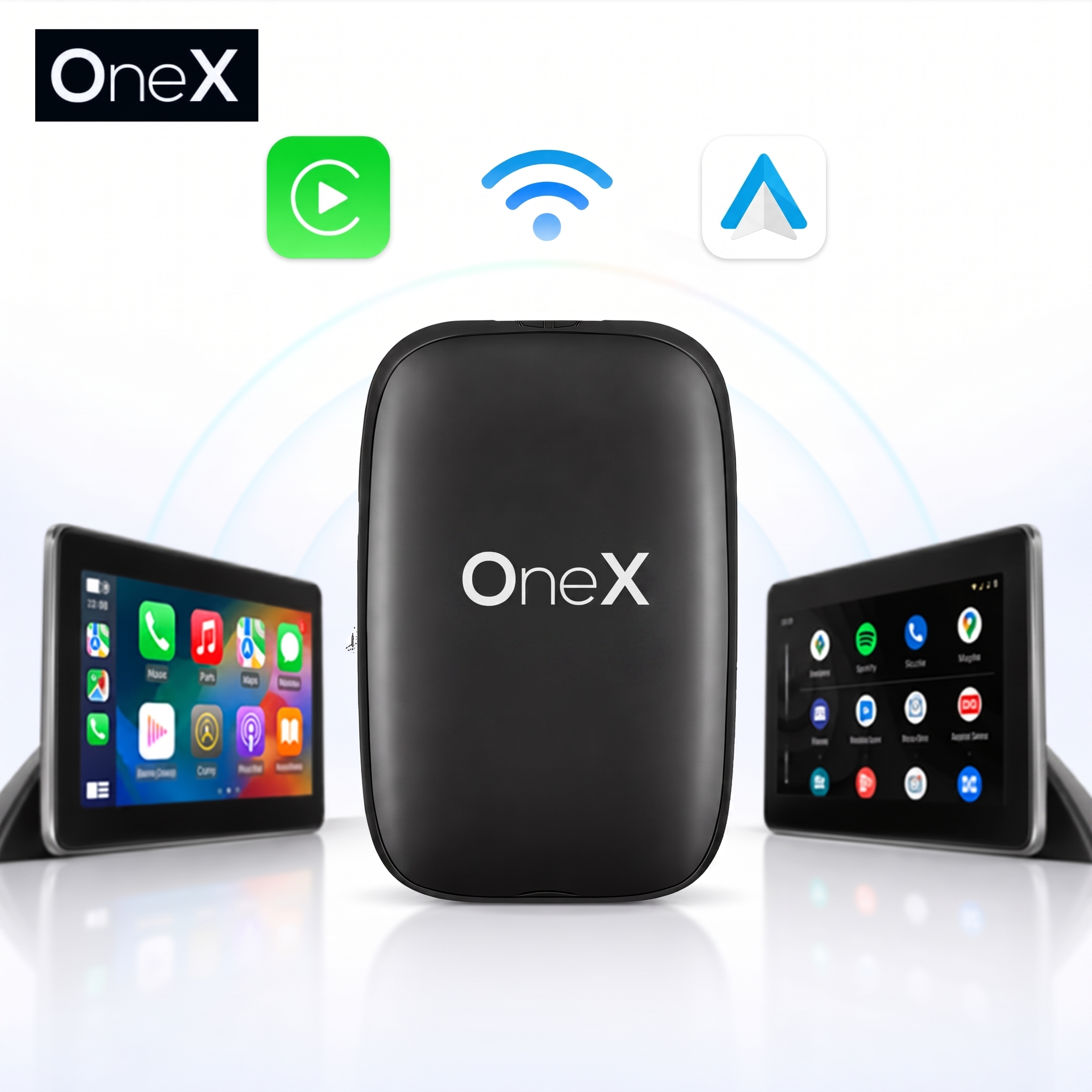 3-in-1 Wireless Carplay and Android Auto Adaptor (Model: OX-CPAA3)
