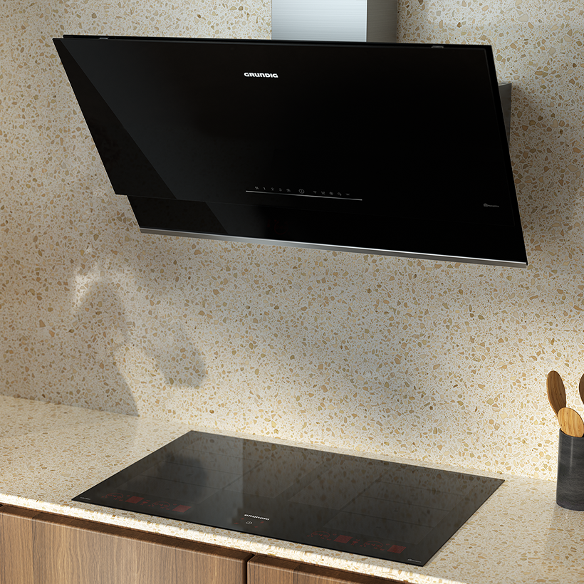 90cm Wall-Mounted Cookerhood (Model: GDSP5485BBSCH)