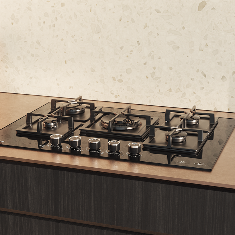 60cm Gas on Glass Hob (Model: GIGL6234250)